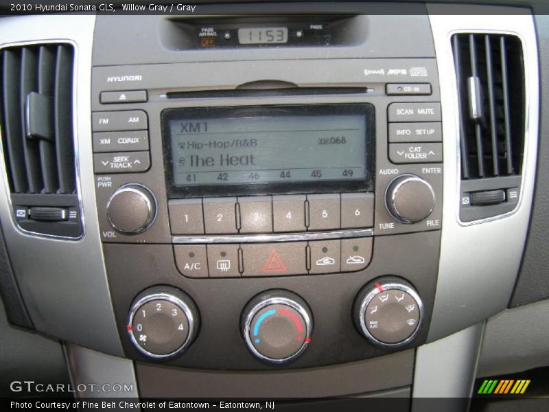 Willow Gray / Gray 2010 Hyundai Sonata GLS