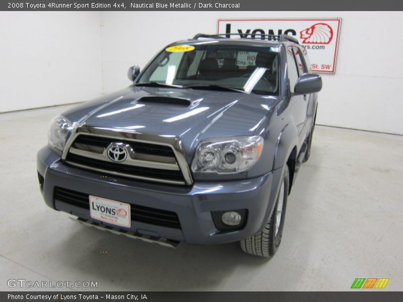 Nautical Blue Metallic / Dark Charcoal 2008 Toyota 4Runner Sport Edition 4x4