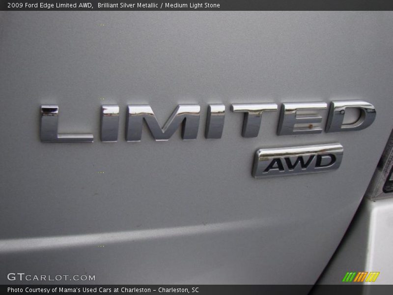 Brilliant Silver Metallic / Medium Light Stone 2009 Ford Edge Limited AWD