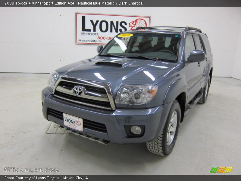 Nautical Blue Metallic / Dark Charcoal 2008 Toyota 4Runner Sport Edition 4x4