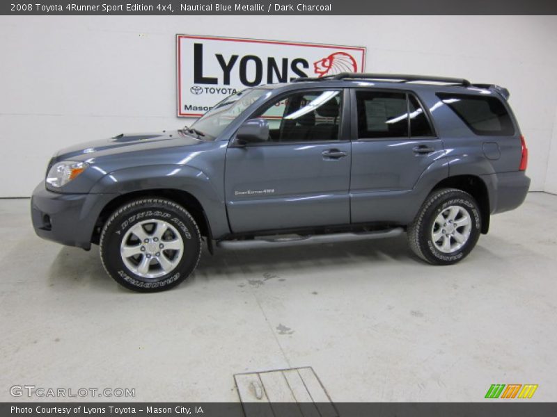 Nautical Blue Metallic / Dark Charcoal 2008 Toyota 4Runner Sport Edition 4x4