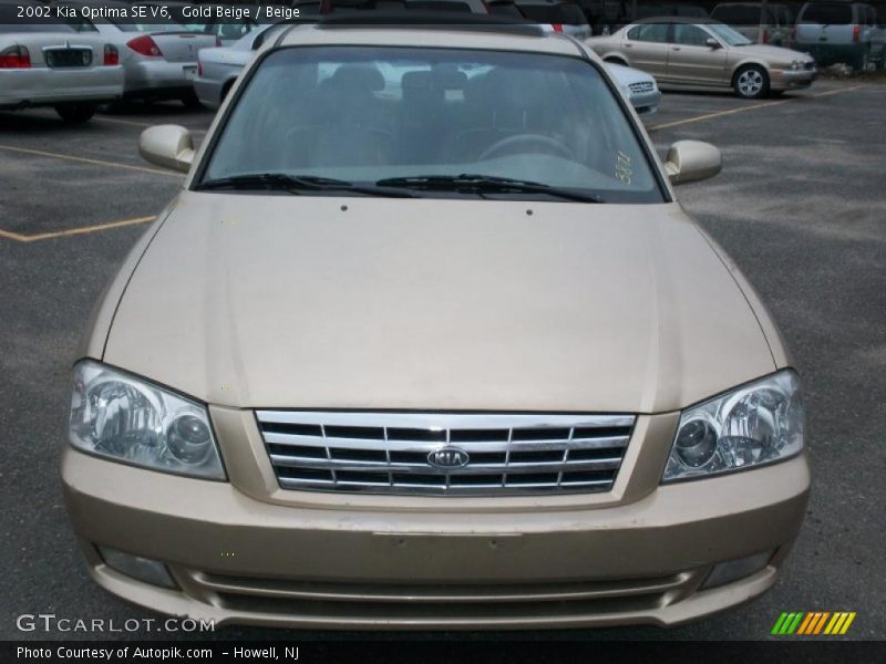 Gold Beige / Beige 2002 Kia Optima SE V6