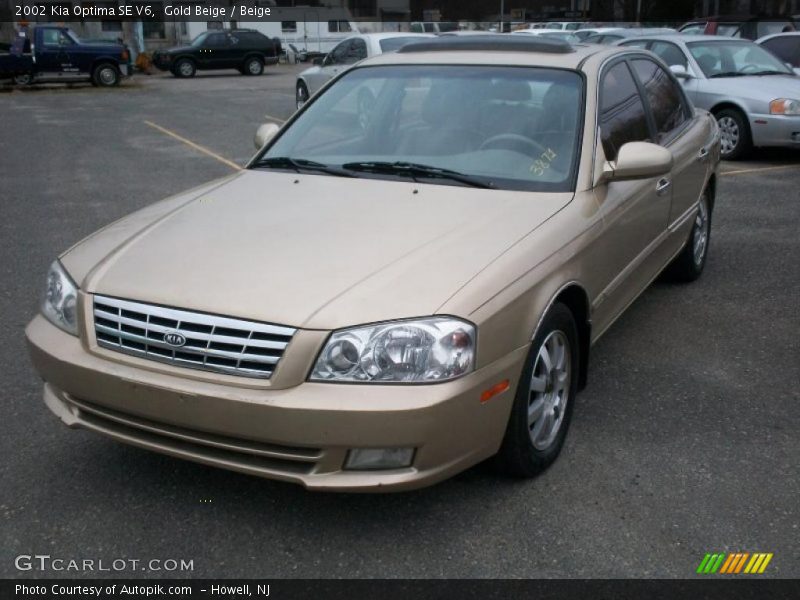 Gold Beige / Beige 2002 Kia Optima SE V6