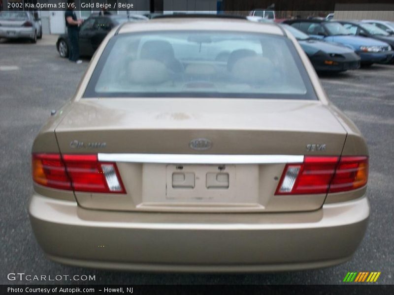 Gold Beige / Beige 2002 Kia Optima SE V6