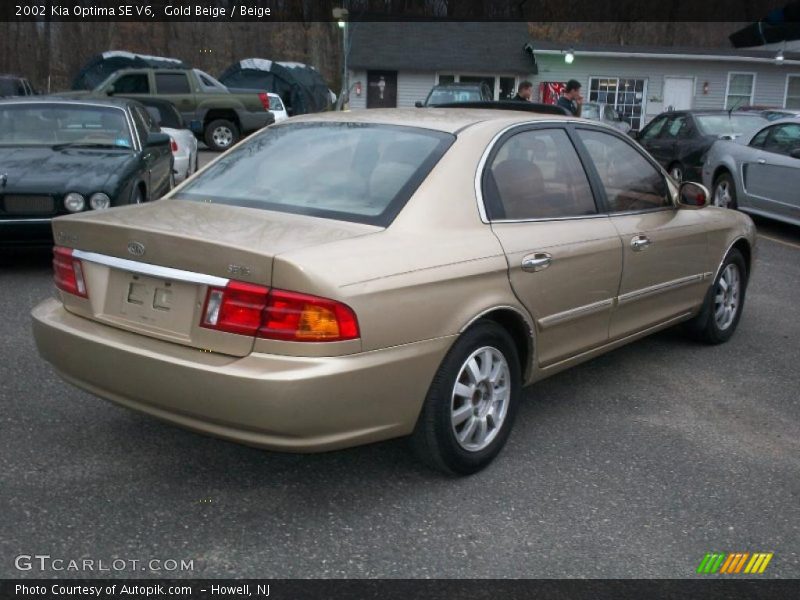 Gold Beige / Beige 2002 Kia Optima SE V6