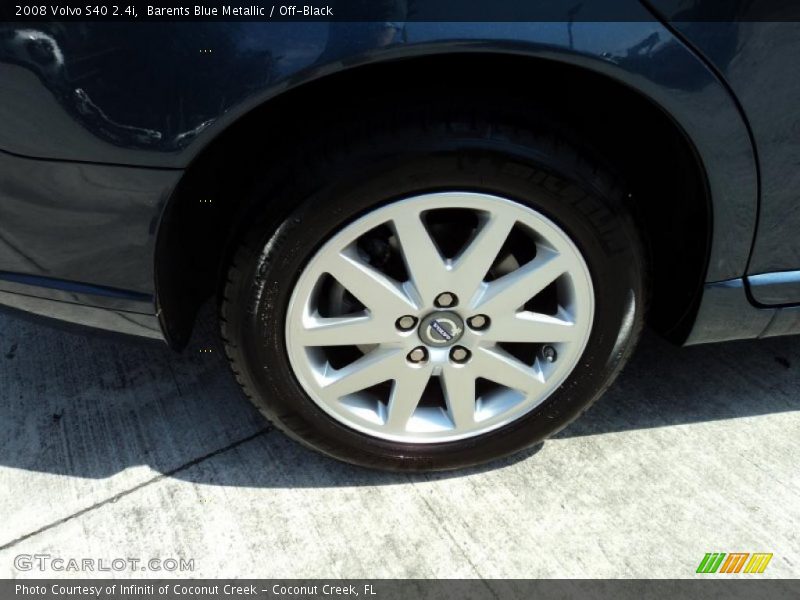 Barents Blue Metallic / Off-Black 2008 Volvo S40 2.4i