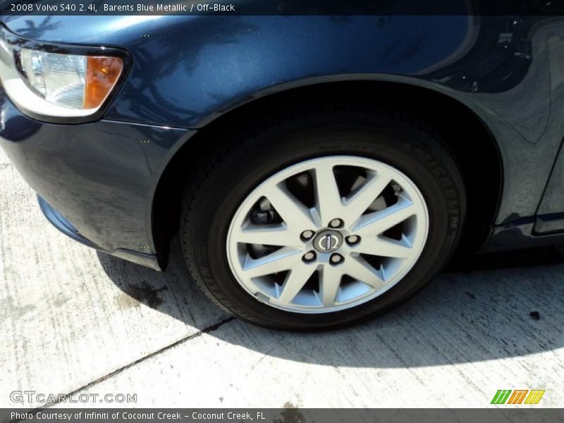 Barents Blue Metallic / Off-Black 2008 Volvo S40 2.4i