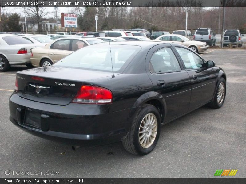 Brilliant Black / Dark Slate Gray 2005 Chrysler Sebring Touring Sedan