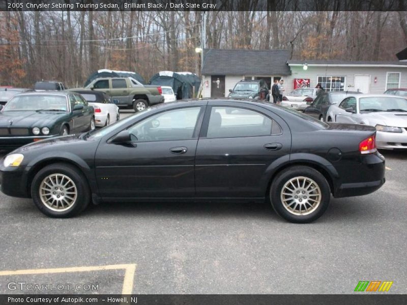 Brilliant Black / Dark Slate Gray 2005 Chrysler Sebring Touring Sedan