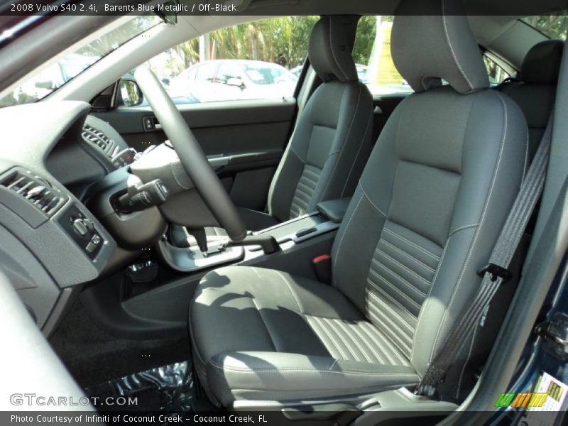Barents Blue Metallic / Off-Black 2008 Volvo S40 2.4i
