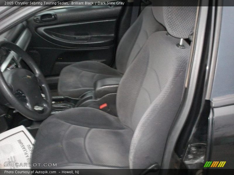 Brilliant Black / Dark Slate Gray 2005 Chrysler Sebring Touring Sedan