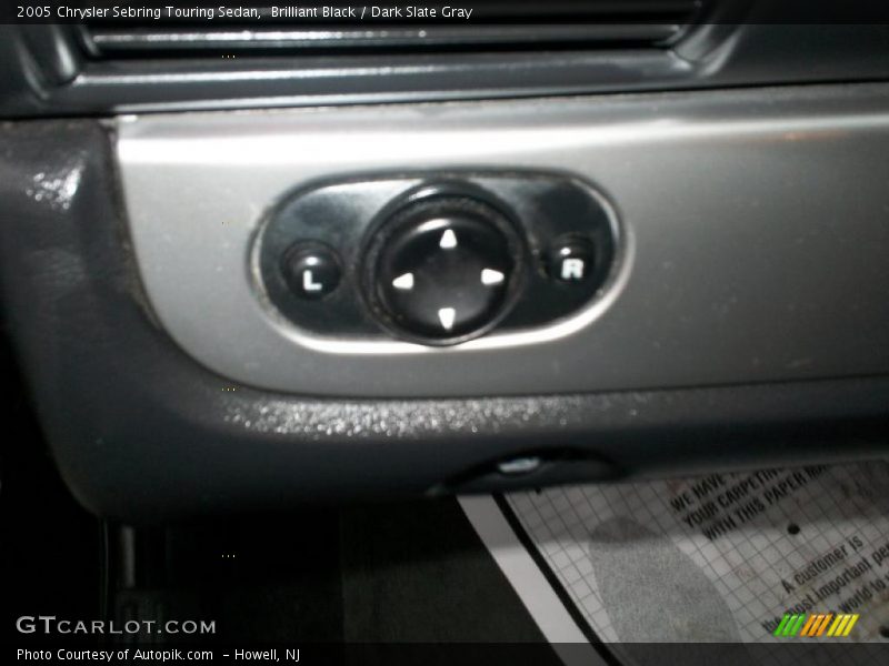 Brilliant Black / Dark Slate Gray 2005 Chrysler Sebring Touring Sedan