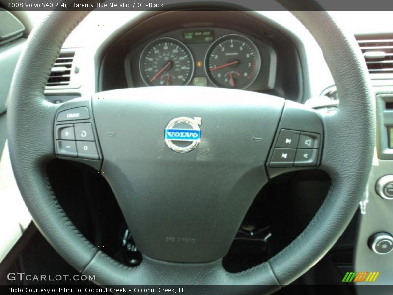 Barents Blue Metallic / Off-Black 2008 Volvo S40 2.4i