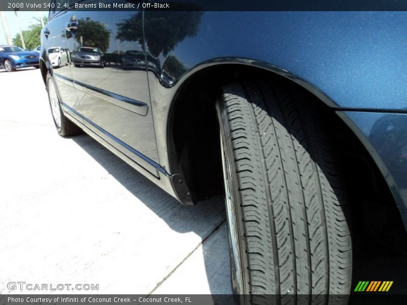 Barents Blue Metallic / Off-Black 2008 Volvo S40 2.4i