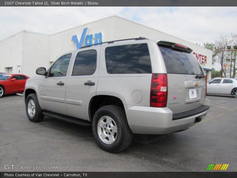 Silver Birch Metallic / Ebony 2007 Chevrolet Tahoe LS