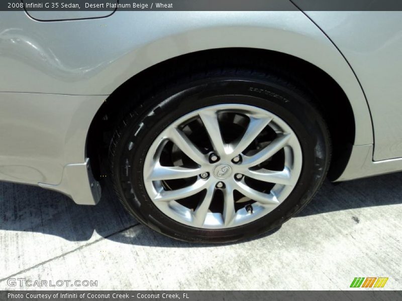 Desert Platinum Beige / Wheat 2008 Infiniti G 35 Sedan