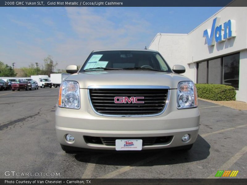 Gold Mist Metallic / Cocoa/Light Cashmere 2008 GMC Yukon SLT