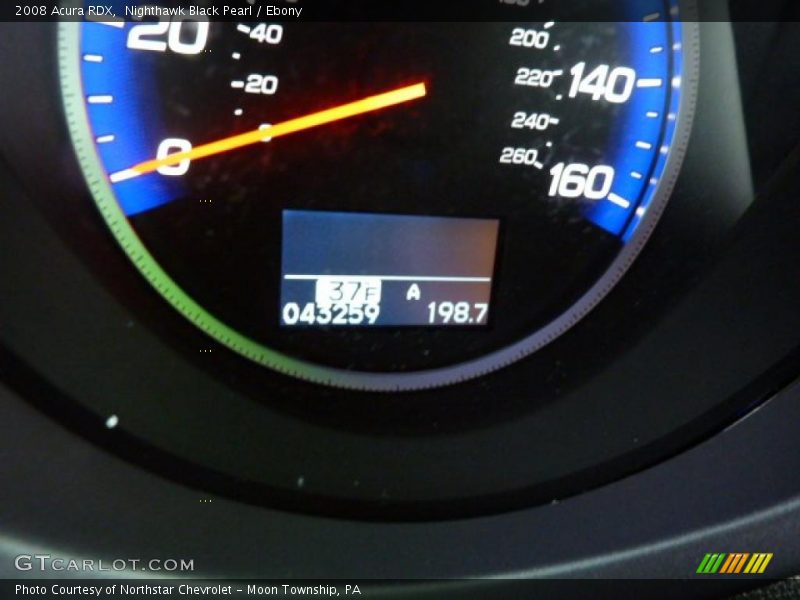 Nighthawk Black Pearl / Ebony 2008 Acura RDX