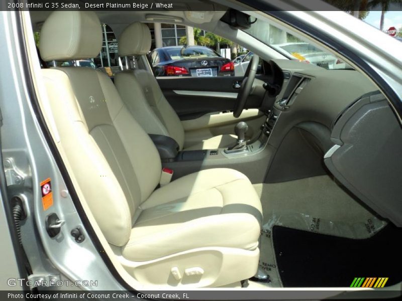 Desert Platinum Beige / Wheat 2008 Infiniti G 35 Sedan