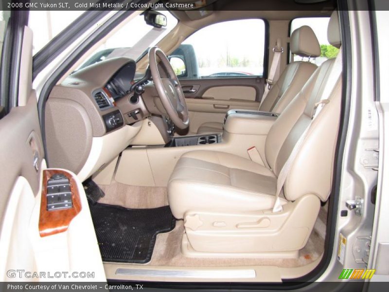 Gold Mist Metallic / Cocoa/Light Cashmere 2008 GMC Yukon SLT