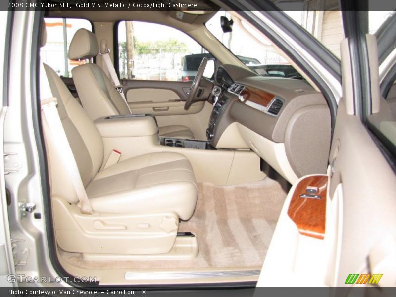 Gold Mist Metallic / Cocoa/Light Cashmere 2008 GMC Yukon SLT