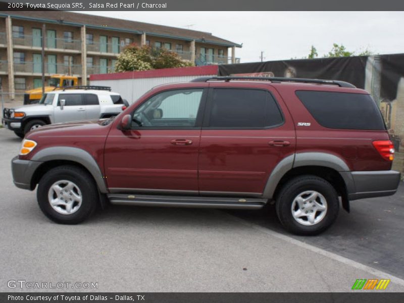 Salsa Red Pearl / Charcoal 2003 Toyota Sequoia SR5