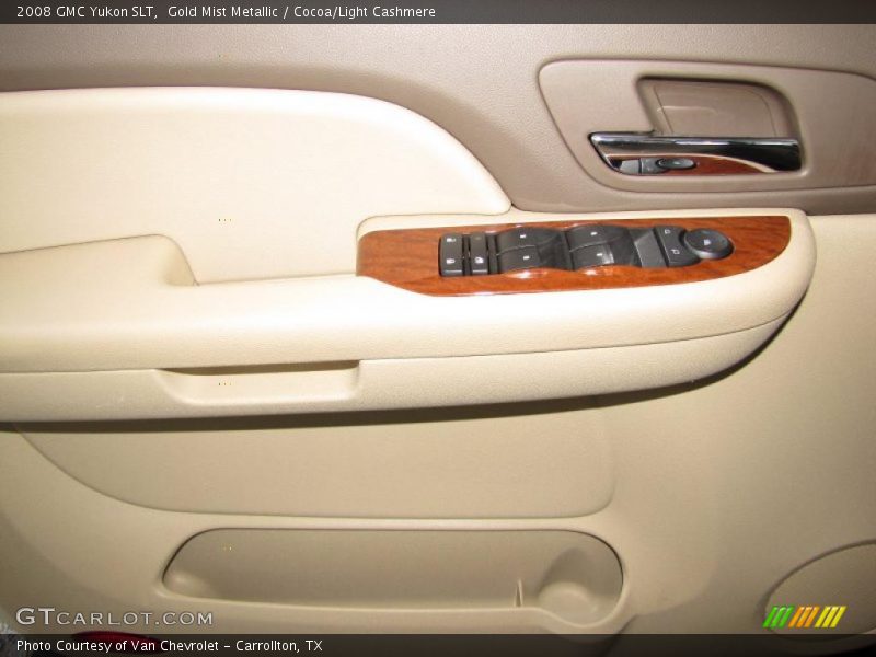 Gold Mist Metallic / Cocoa/Light Cashmere 2008 GMC Yukon SLT