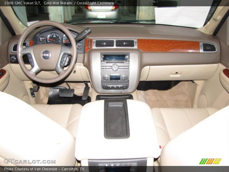 Gold Mist Metallic / Cocoa/Light Cashmere 2008 GMC Yukon SLT