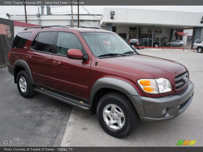Salsa Red Pearl / Charcoal 2003 Toyota Sequoia SR5