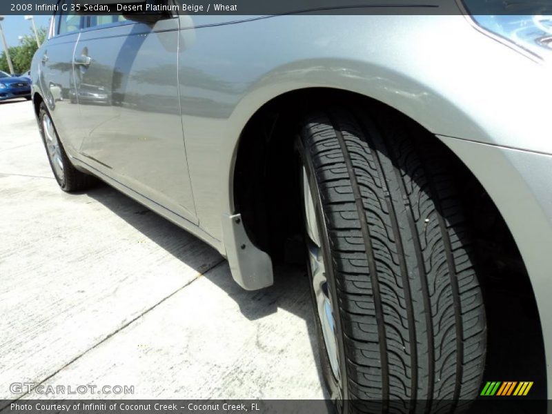 Desert Platinum Beige / Wheat 2008 Infiniti G 35 Sedan