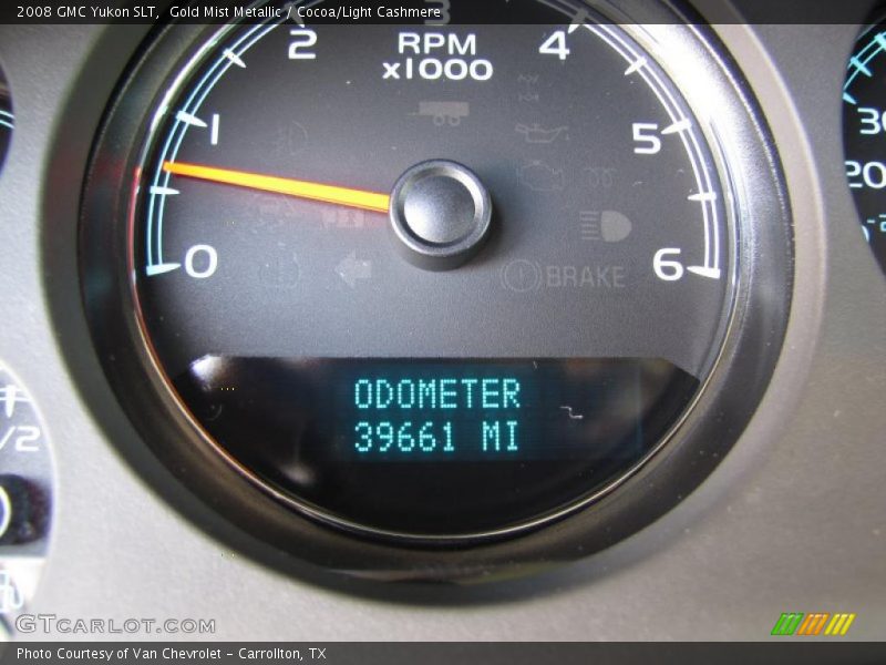 Gold Mist Metallic / Cocoa/Light Cashmere 2008 GMC Yukon SLT