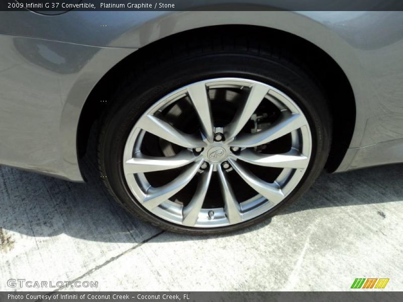 Platinum Graphite / Stone 2009 Infiniti G 37 Convertible
