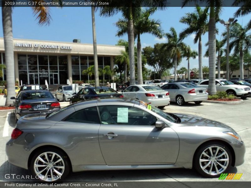 Platinum Graphite / Stone 2009 Infiniti G 37 Convertible