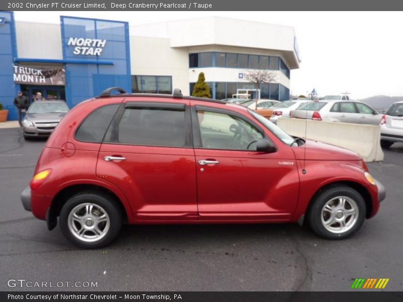 Deep Cranberry Pearlcoat / Taupe 2002 Chrysler PT Cruiser Limited
