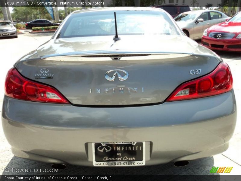 Platinum Graphite / Stone 2009 Infiniti G 37 Convertible