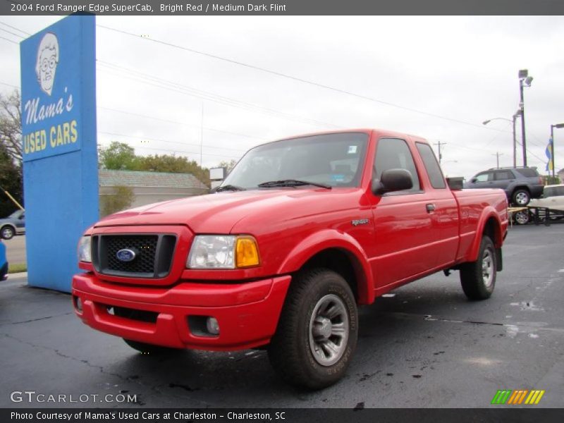 Bright Red / Medium Dark Flint 2004 Ford Ranger Edge SuperCab