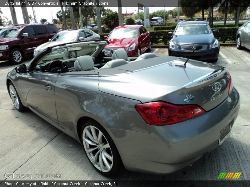 Platinum Graphite / Stone 2009 Infiniti G 37 Convertible