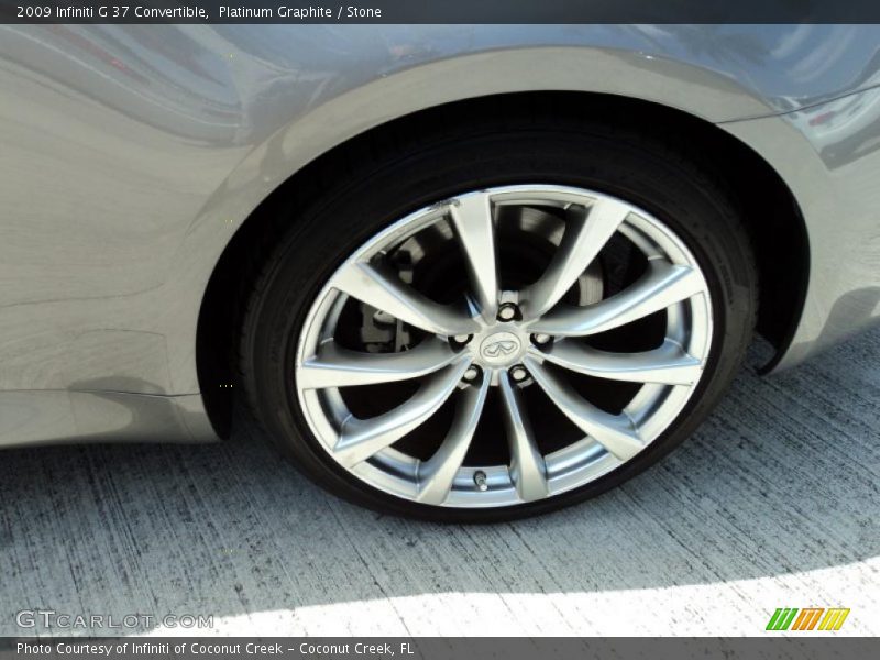 Platinum Graphite / Stone 2009 Infiniti G 37 Convertible