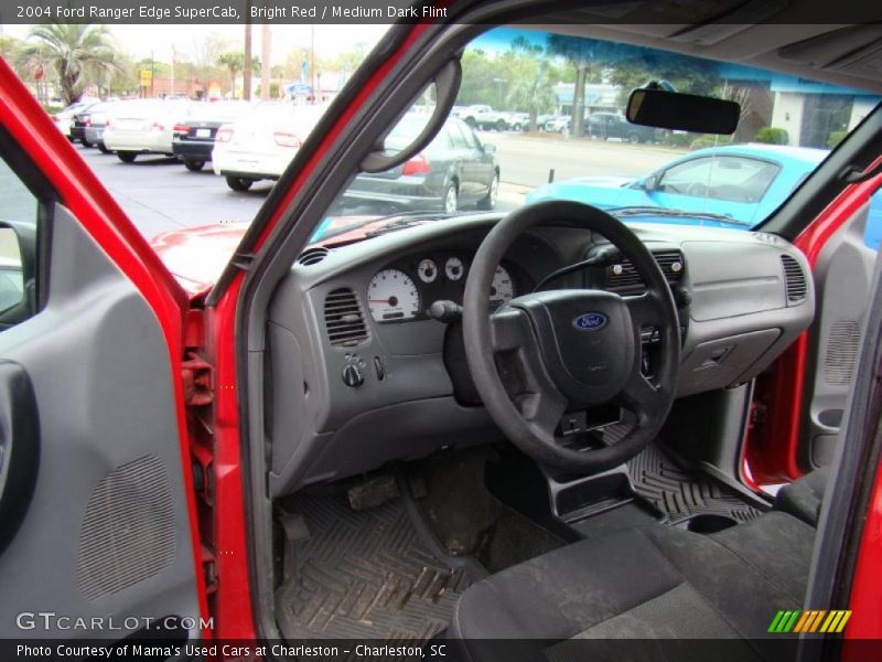 Bright Red / Medium Dark Flint 2004 Ford Ranger Edge SuperCab
