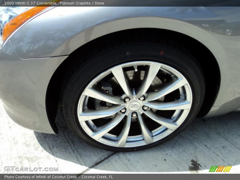 Platinum Graphite / Stone 2009 Infiniti G 37 Convertible