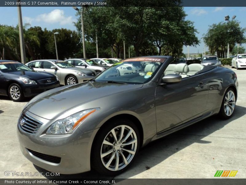  2009 G 37 Convertible Platinum Graphite