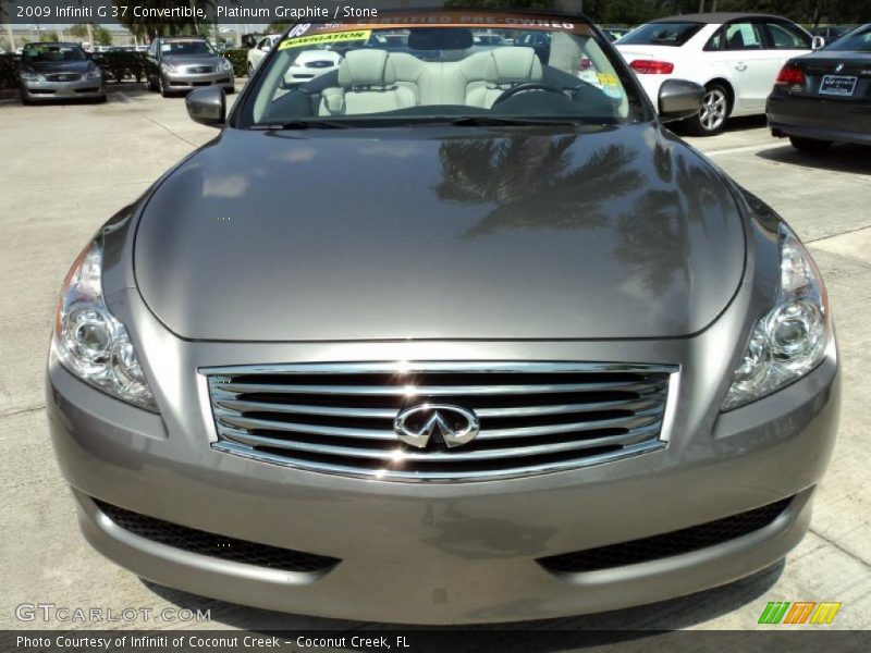 Platinum Graphite / Stone 2009 Infiniti G 37 Convertible