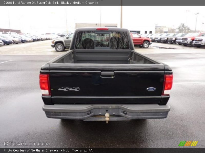 Black / Medium Graphite 2000 Ford Ranger XL SuperCab 4x4