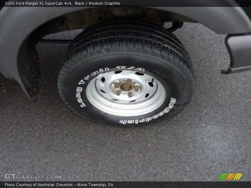 Black / Medium Graphite 2000 Ford Ranger XL SuperCab 4x4