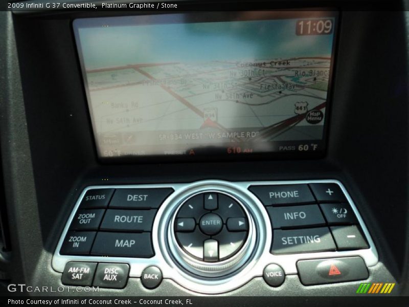 Platinum Graphite / Stone 2009 Infiniti G 37 Convertible