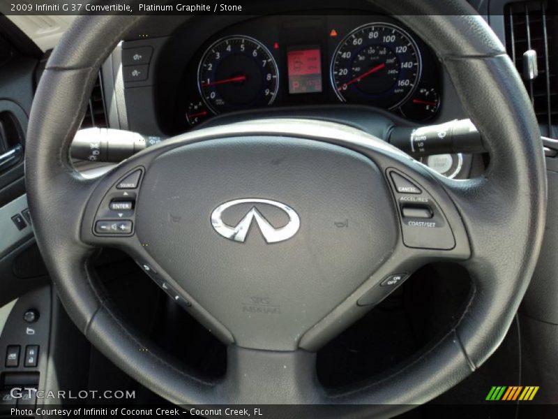 Platinum Graphite / Stone 2009 Infiniti G 37 Convertible