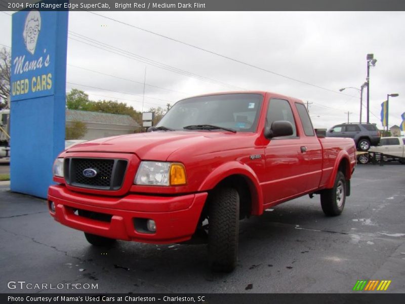 Bright Red / Medium Dark Flint 2004 Ford Ranger Edge SuperCab