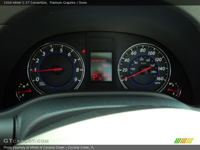 Platinum Graphite / Stone 2009 Infiniti G 37 Convertible