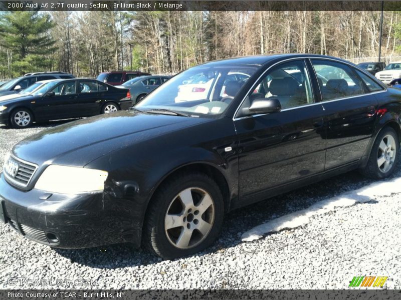 Brilliant Black / Melange 2000 Audi A6 2.7T quattro Sedan