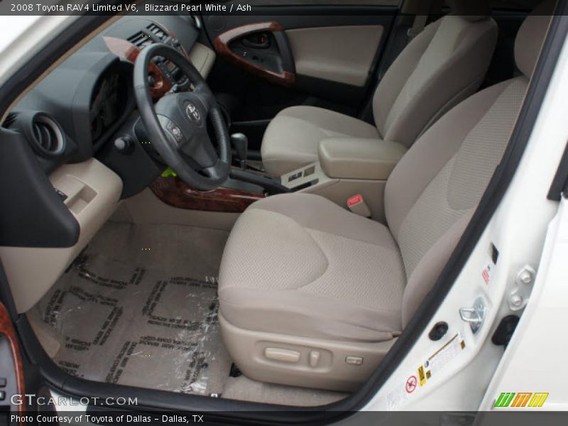  2008 RAV4 Limited V6 Ash Interior